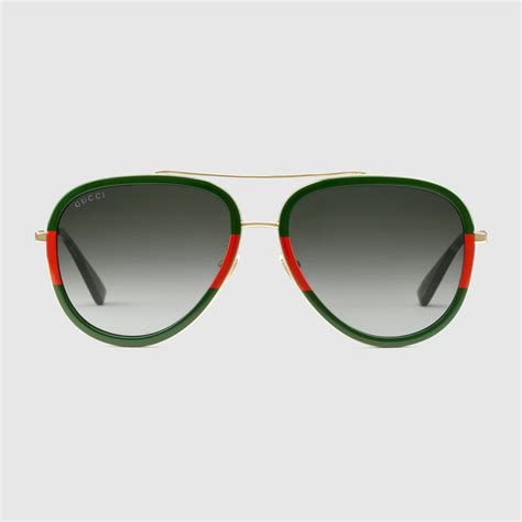 gucci pilot|Aviator Sunglasses for Women .